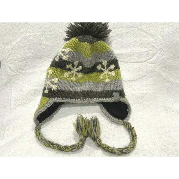 Ambler women's‎ multicolor Wool Ear Flap Hat Beanie - Picture 1 of 3